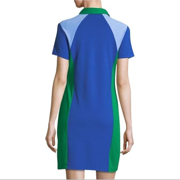 Tory Sport Color Block Pique Polo Dress - Picture 6 of 7